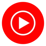 youtube music (android tv) android application logo